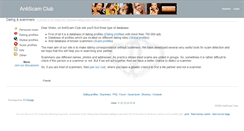Desktop Screenshot of antiscamclub.com